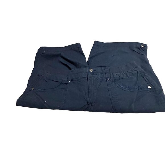 Gloria Vanderbilt Women’s Above Knee Shorts Size 8 Color Navy Sku 1024 - Picture 5 of 11